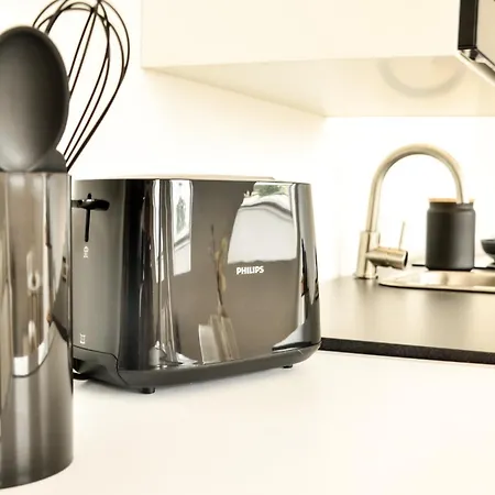 Apartmán Milpau Bottrop3 - Helles Design-apartment Im Zentrum - Code-check-in, Nespresso, Smart-tv *